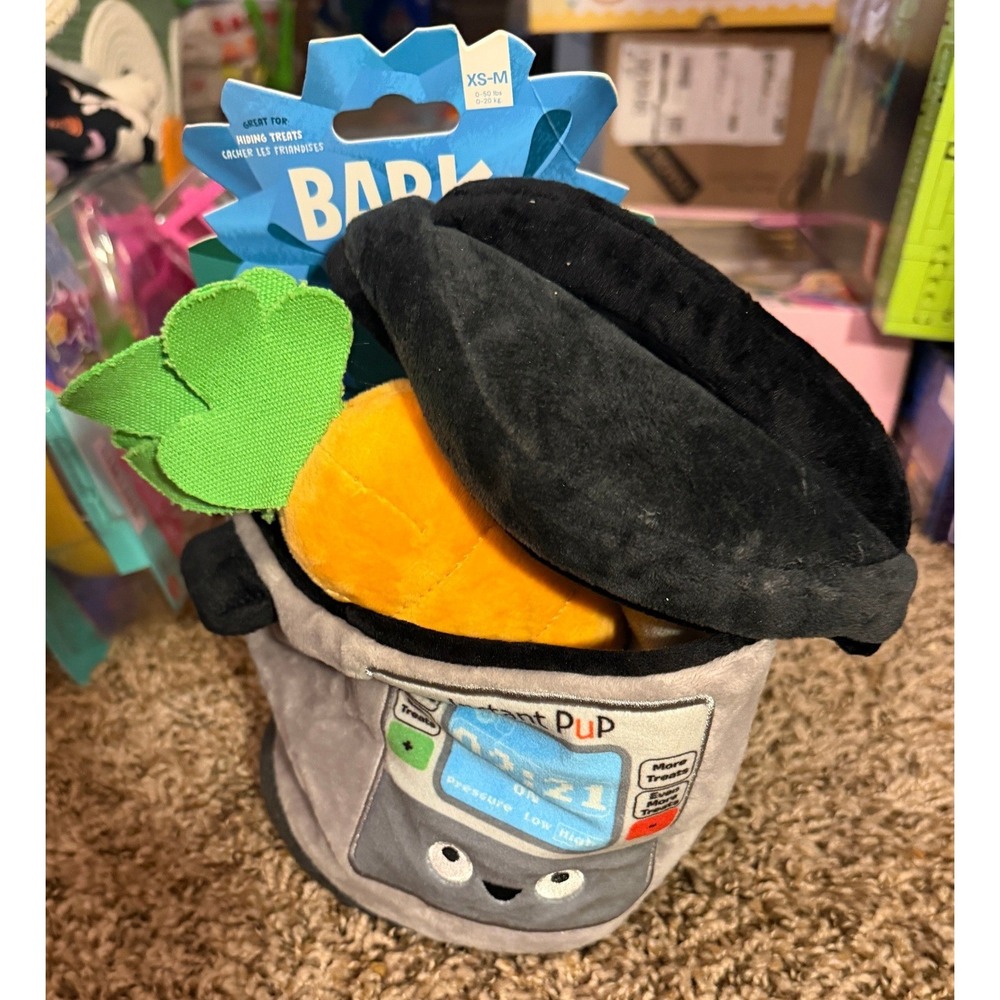 BarkBox- Plush Dog "Throwcooker" Interactive Toy (NWT)